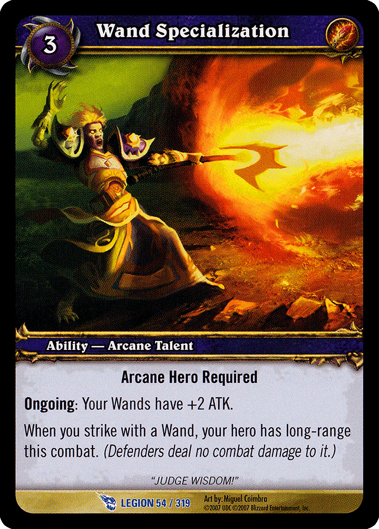 Wand Specialization
